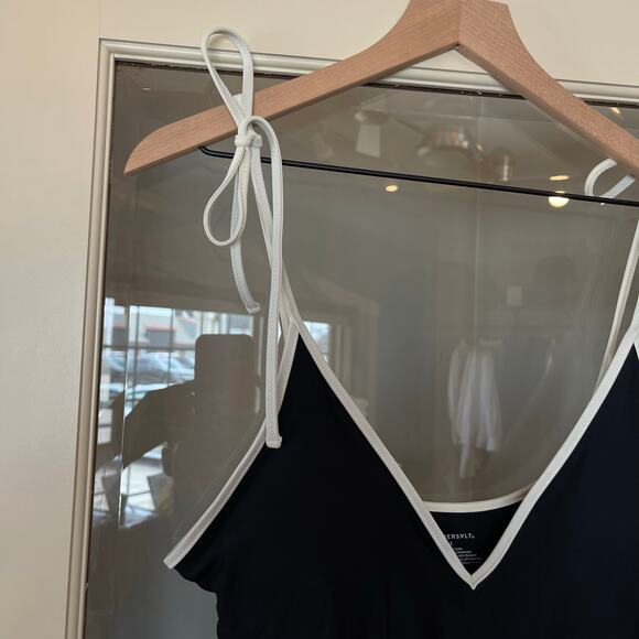 Summersalt The Contrast Strap Backflip One Piece Swimsuit Black White Size 12‎ - Picture 6 of 13